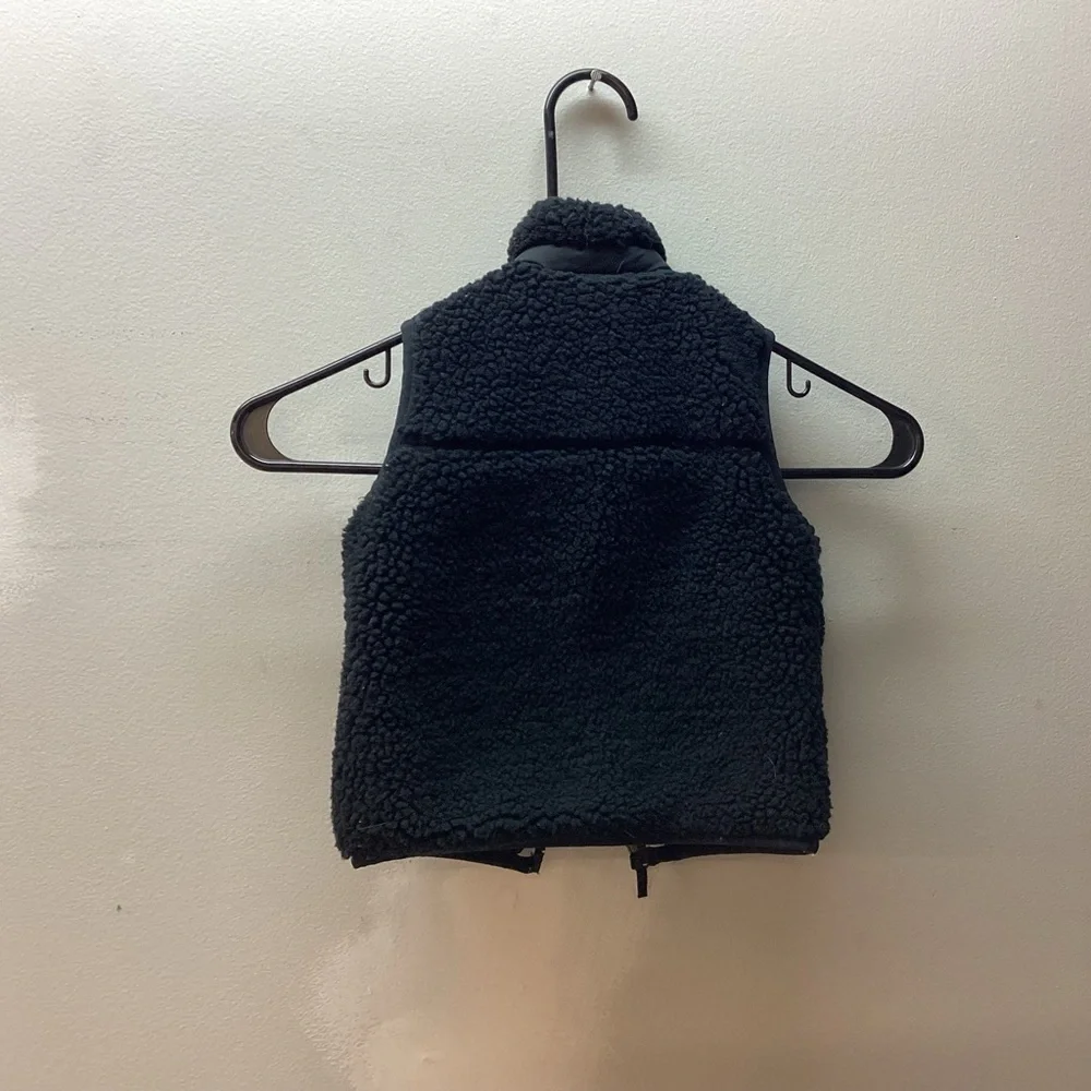 Columbia Toddler Reversible Black Sherpa Vest - 2T